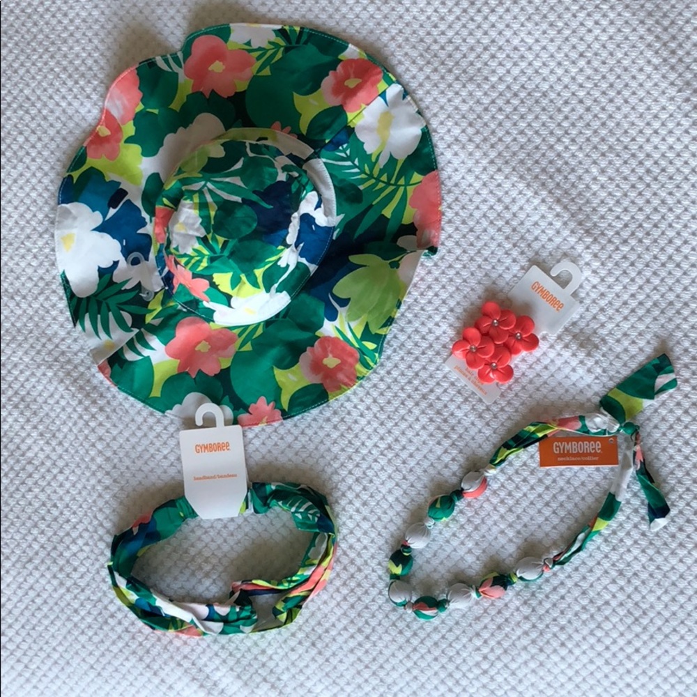 NWT Gymboree tropical bundle, accessories!!!
